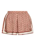 Lacoste monogram-pattern shorts - Pink