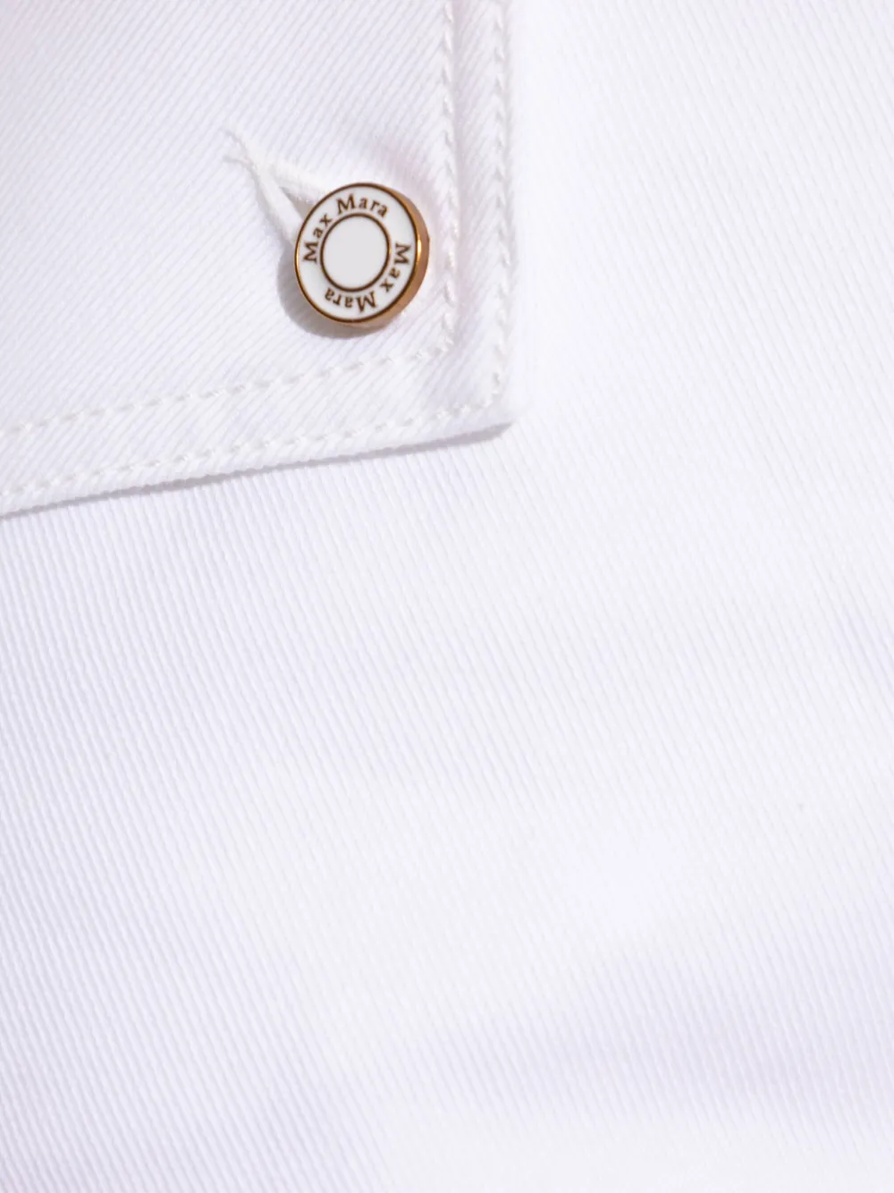 Max Mara Broek met wijde pijpen Wit