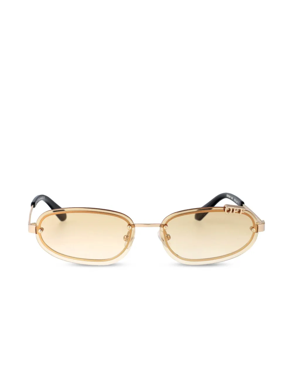 Off-white Miami Sunglasses In 金色