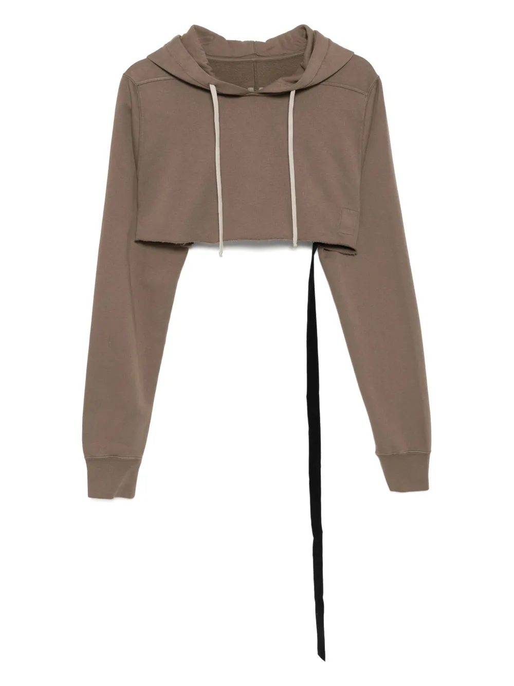 Rick Owens DRKSHDW hoodie corta | marrón | Image 1