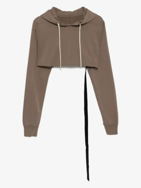Rick Owens DRKSHDW cropped hættetrøje