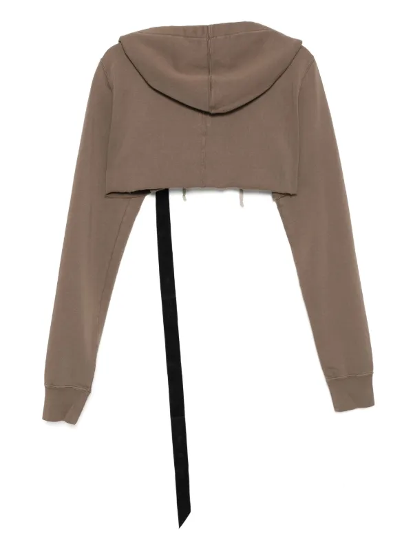 RICK OWENS DRKSHDW クロップドパーカー Rick Owens DRKSHDW クロップド パーカー | ブラウン | FARFETCH JP