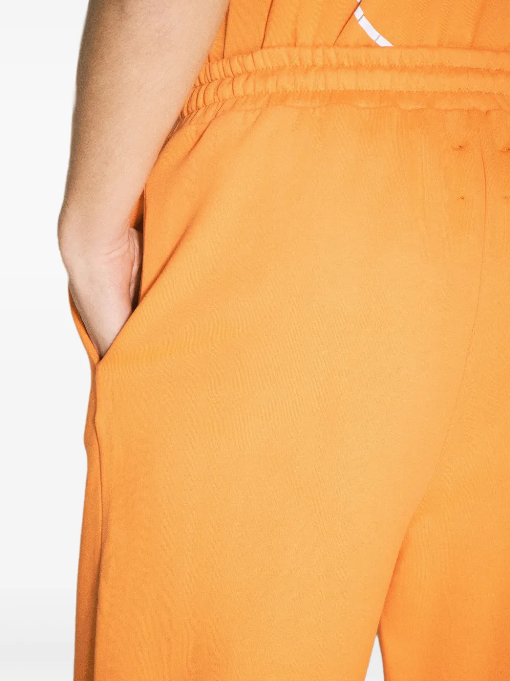 Boiler Room Logo Print Track Pants In Orange