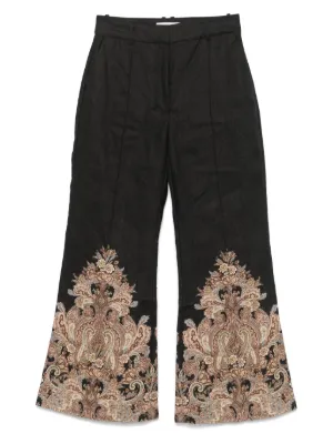【ZIMMERMANN】フレアーパンツ ZIMMERMANN ZIMMERMANN レース フレアパンツ | NET-A-PORTER