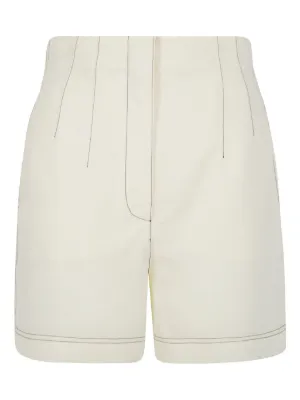 ショートパンツ PHILOSOPHY DI LORENZO SERAFINI SHORTS (A03122121 1002) Philosophy Di Lorenzo Serafini Floral-print Tailored Shorts
