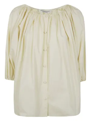 売れ筋商品|||フィロソフィーデロレンゾセラフィーニ シャツ レディース トップス Button-down blouse - white Philosophy Di Lorenzo Serafini Shirts for Women - Shop on