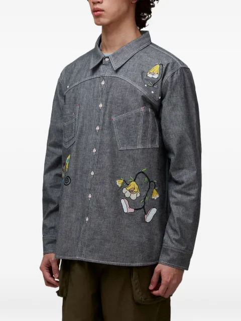 Brain Dead embroidered shirt