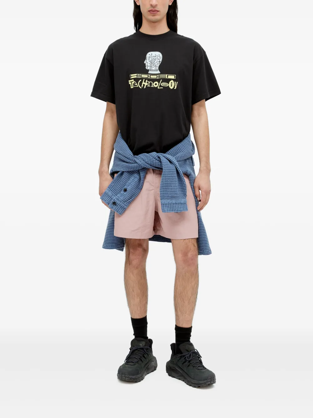Brain Dead Straight shorts Roze