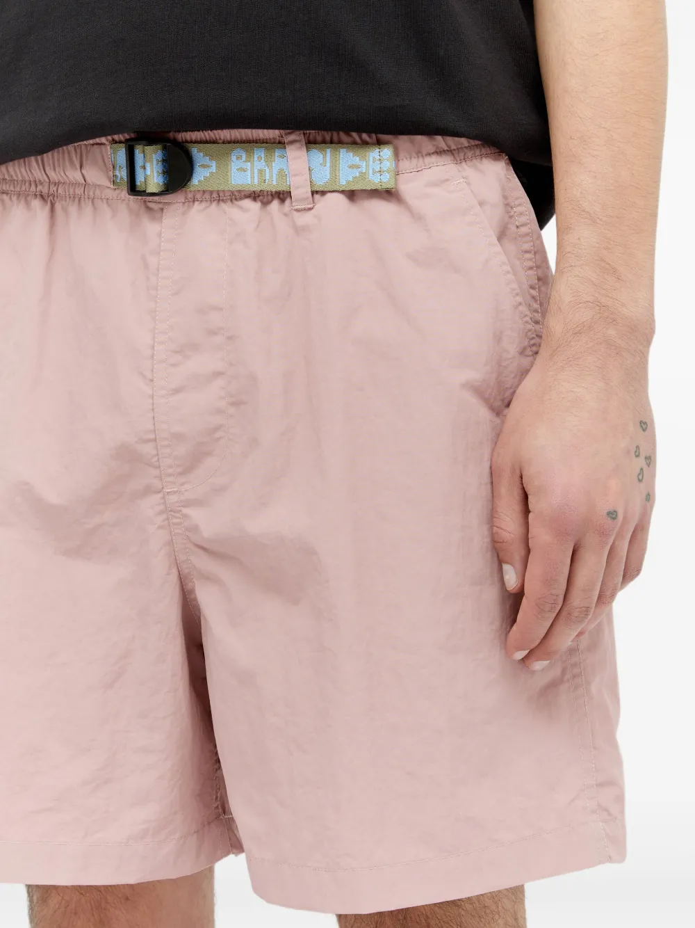 Brain Dead Straight shorts Roze