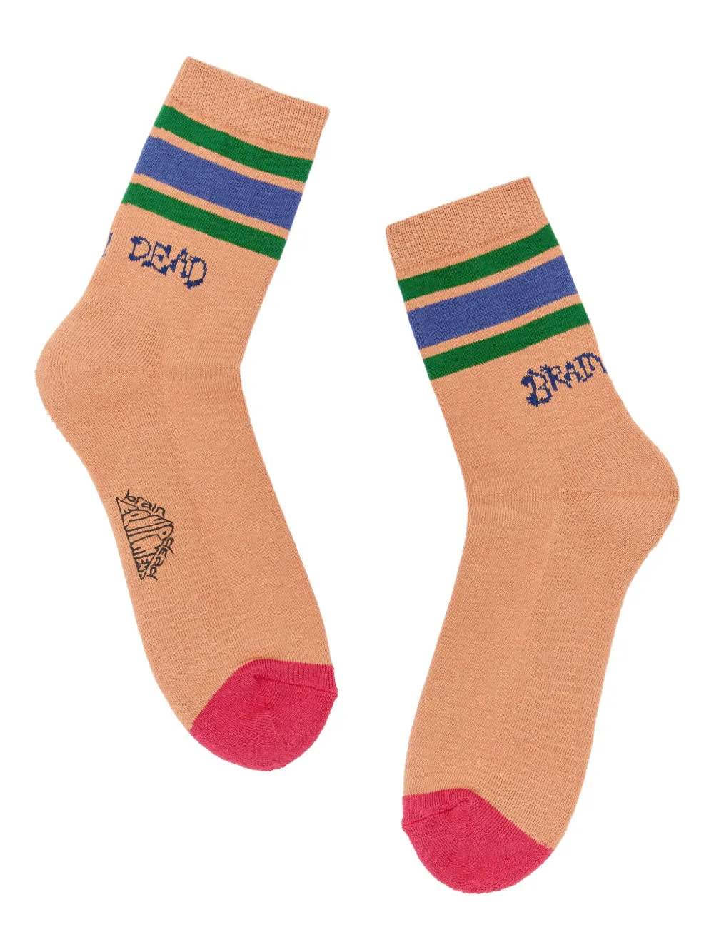 logo striped socks