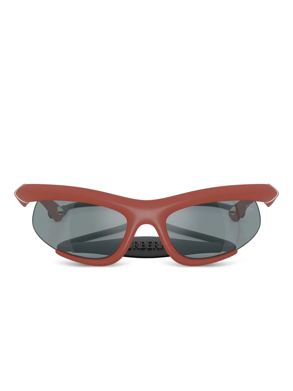 Burberry Eyewear Sonnenbrille im Biker-Look - Rot