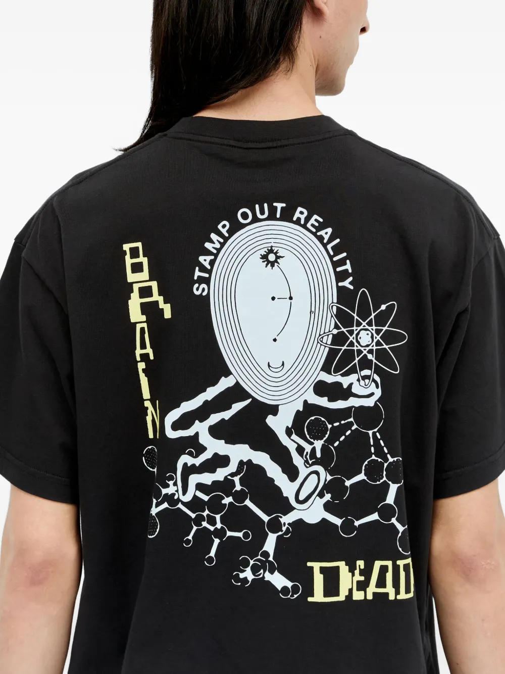 Brain Dead T-shirt met grafische print Zwart