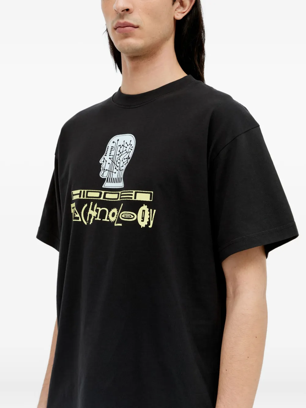Brain Dead T-shirt met grafische print Zwart