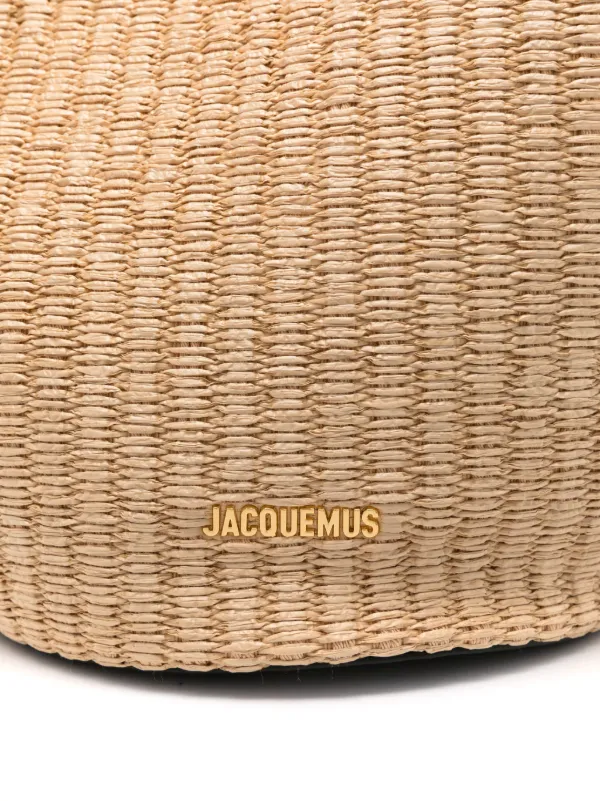 JACQUEMUS Le Bambola バケット かごバッグ ロゴ 関税送料込 Jacquemus Le Bambola ハンドバッグ | ニュートラル | FARFETCH JP