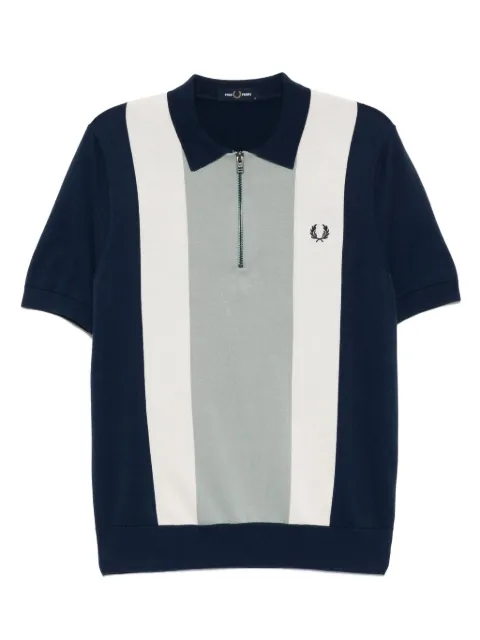Fred Perry vertical-striped polo shirt