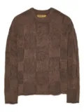 Brain Dead crew-neck sweater - Brown