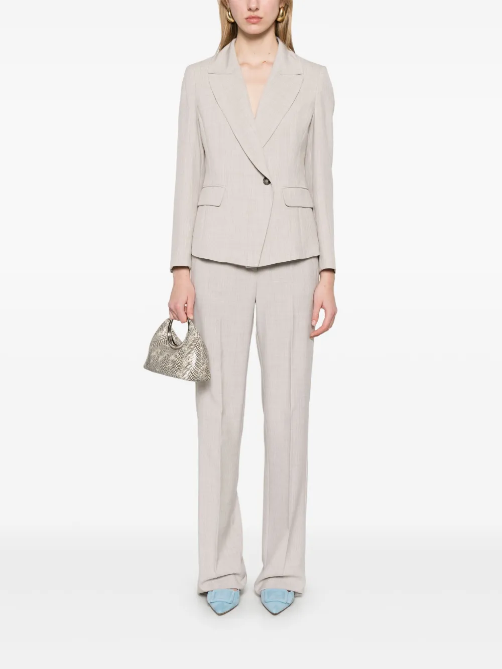 Shop Marella Bergen Blazer In Neutrals