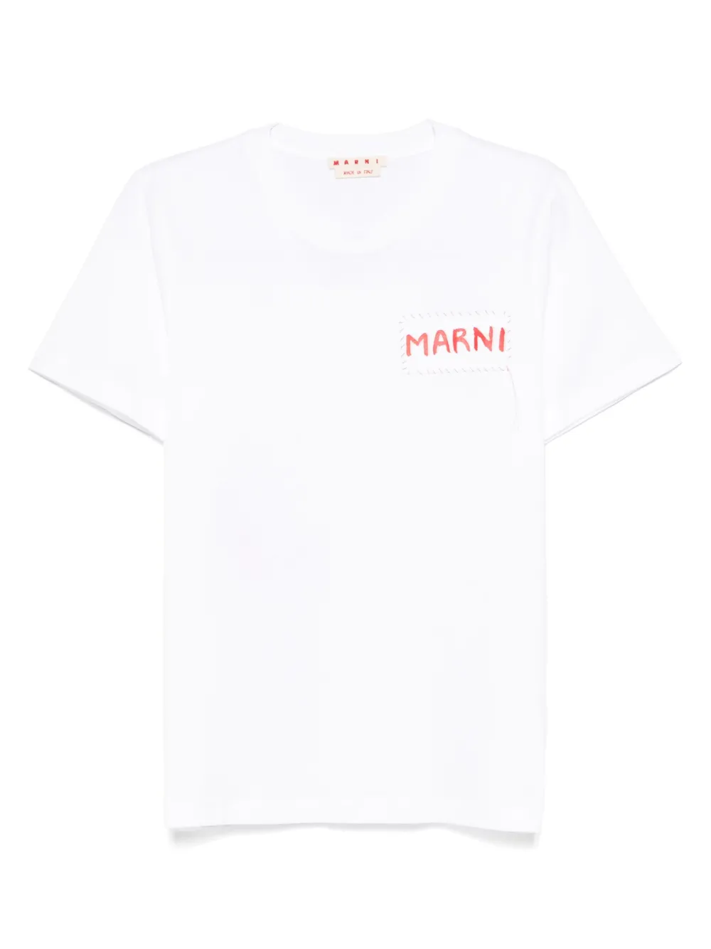 Marni playera con parche del logo | blanco | Image 1