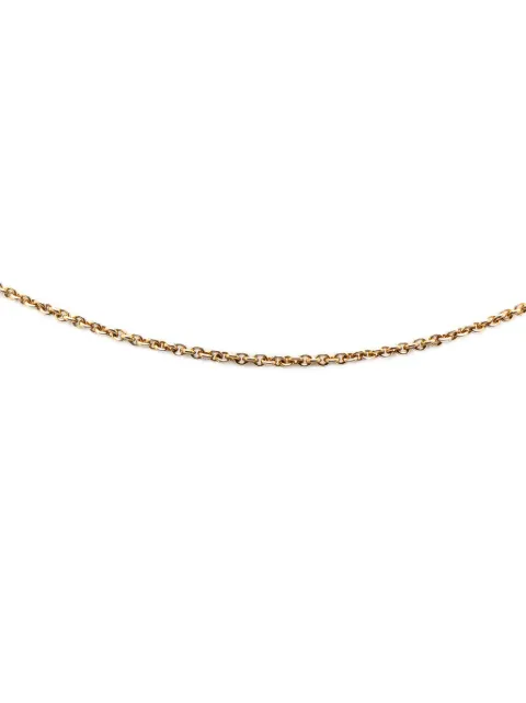Hermès Pre-Owned قلادة سلسلة حلقية ذهب أصفر عيار 18 من القرن الـ 20