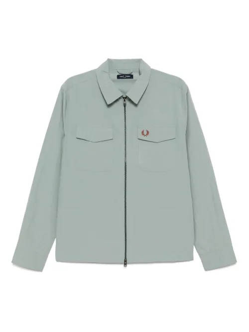 Surchemise texturée à fermeture zippée - Fred Perry - Modalova
