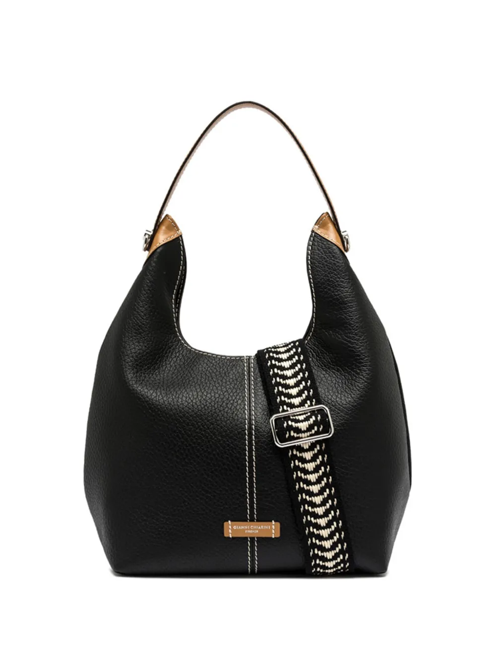 GIANNI CHIARINI Alessandra ショルダーバッグ - ブラック GIANNI CHIARINI Alessandra ショルダーバッグ - ブラック