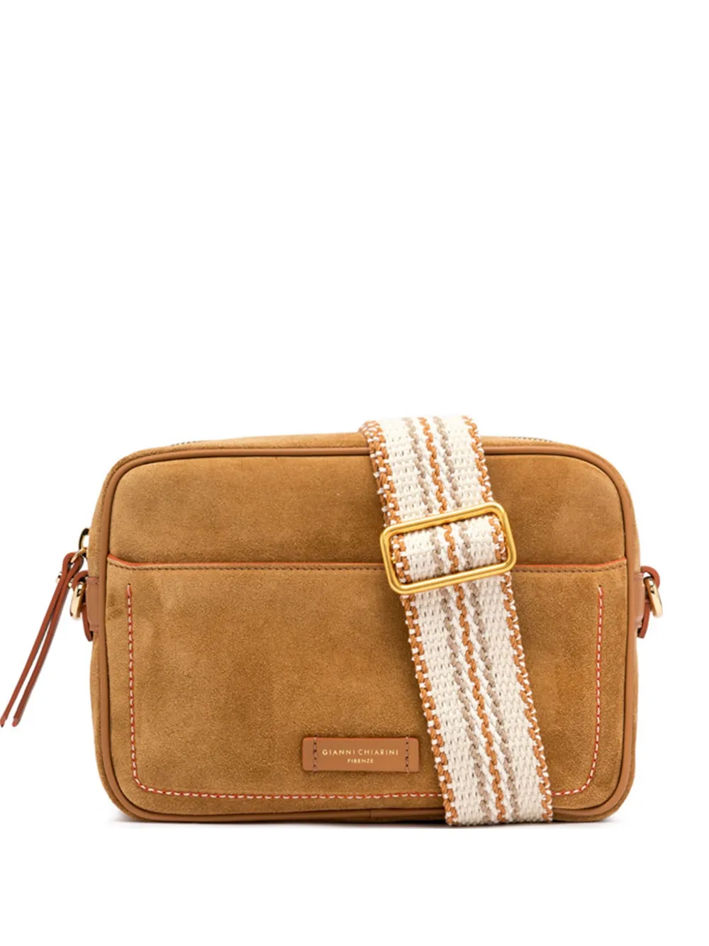 GIANNI CHIARINI Nina ショルダーバッグ - ブラウン GIANNI CHIARINI Nina ショルダーバッグ - ブラウン