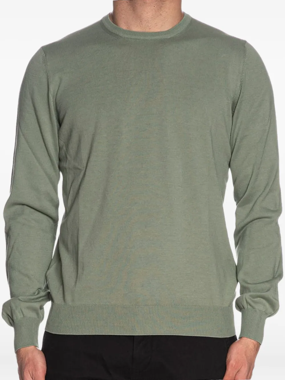 cotton crew-neck sweater