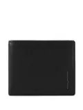 PIQUADRO logo-lettering wallet - Black