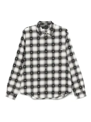 AMIRI チェック シャツ | ブラック | FARFETCH JP