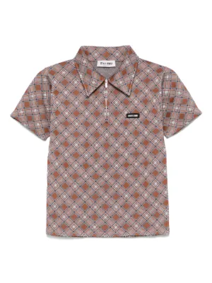 Miu Miu Polo Shirts | FARFETCH US