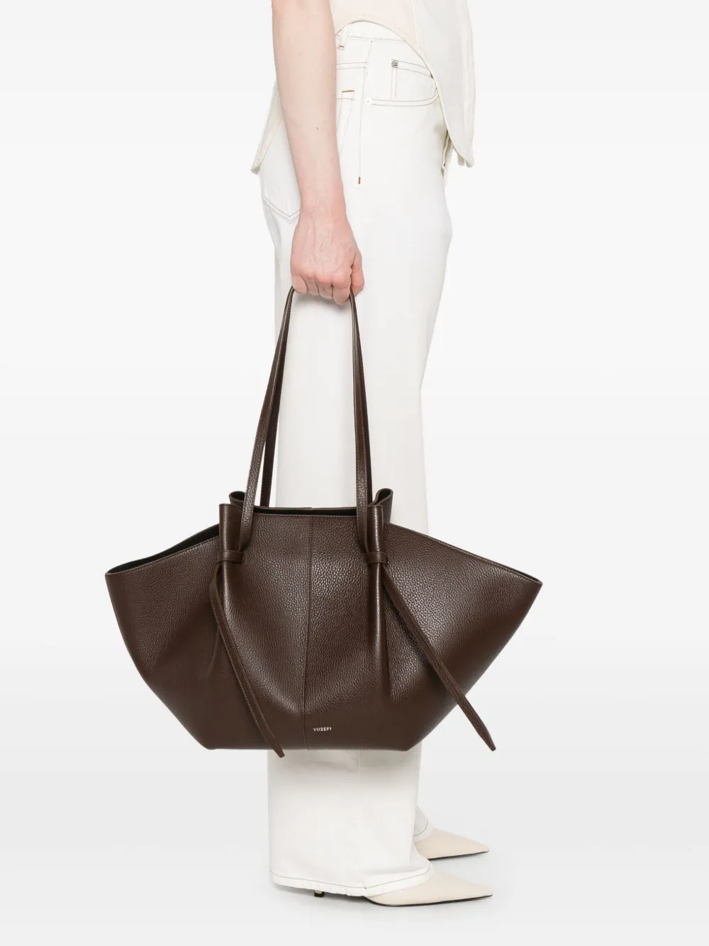 Yuzefi Mochi grote shopper Bruin