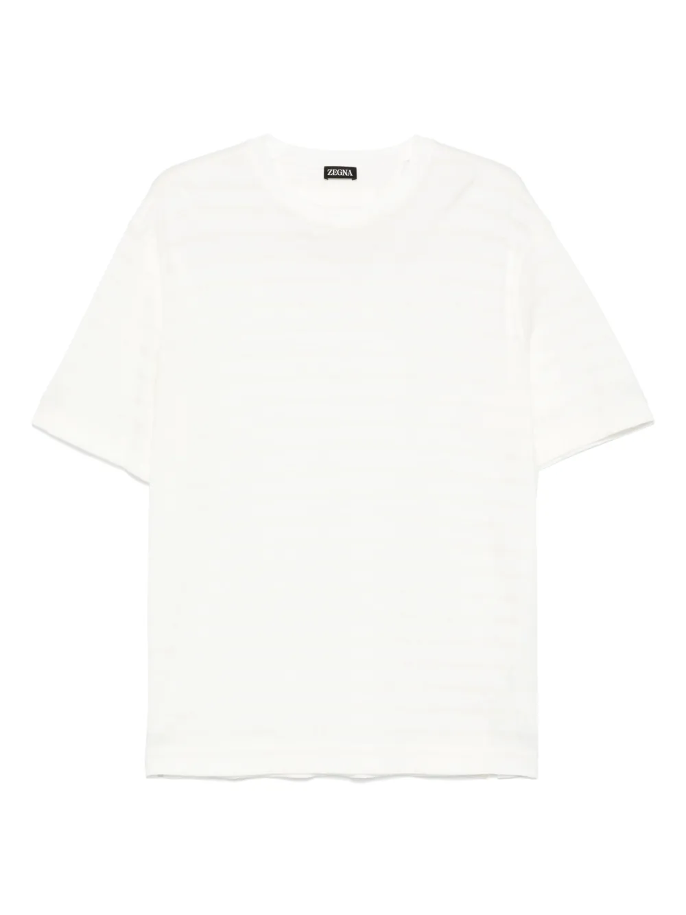 Zegna playera con motivo de rayas | blanco | Image 1