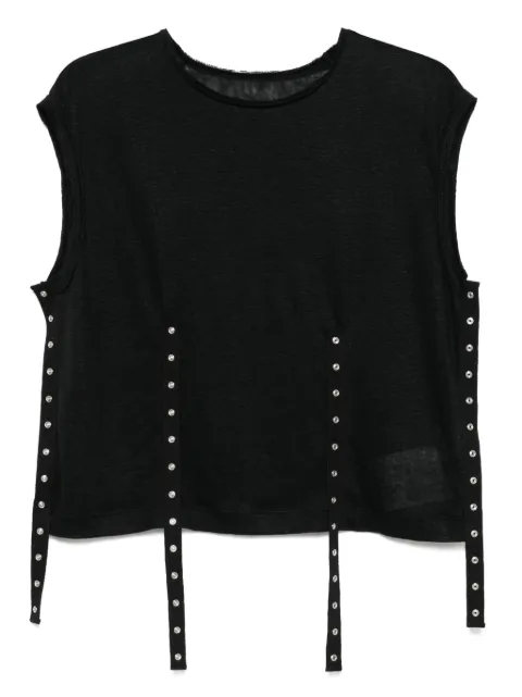 RXQUETTE top Snap Linen