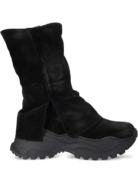 LOFINA chunky-sole slouch boots