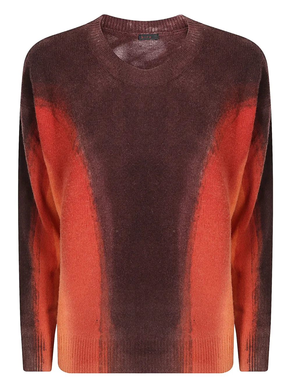 HIRA two-tone jumper | Brown | Image 1