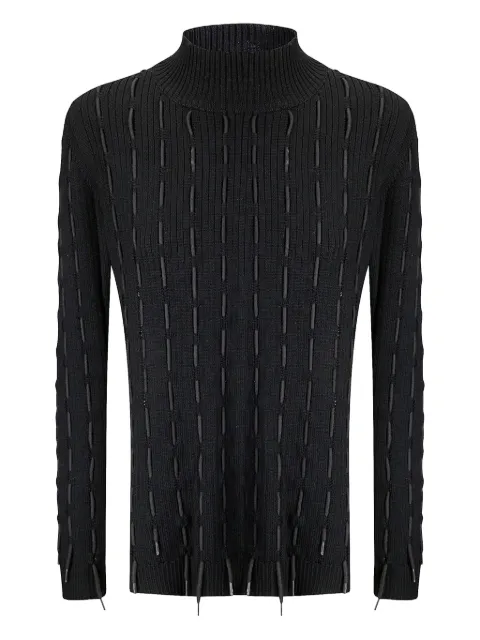 INSTITUTION ribbed turtleneck sweater