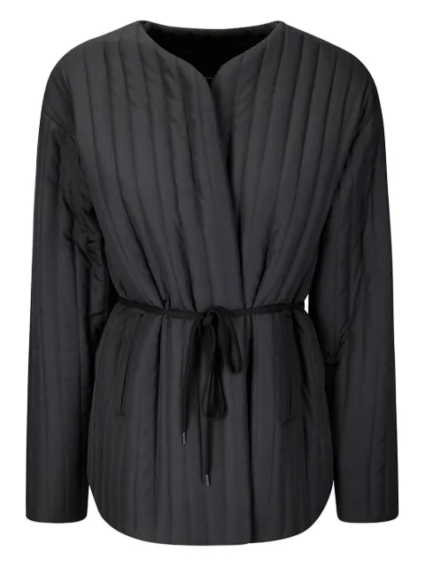 INSTITUTION quilted wrap jacket
