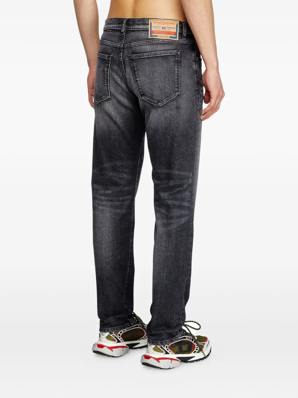 Diesel 2019 d-strukt slim-fit jeans Zwart