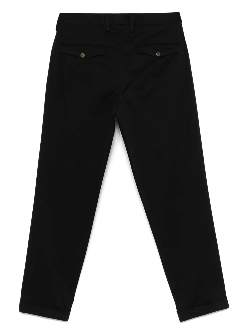Myths Broek met geplooid detail - Zwart