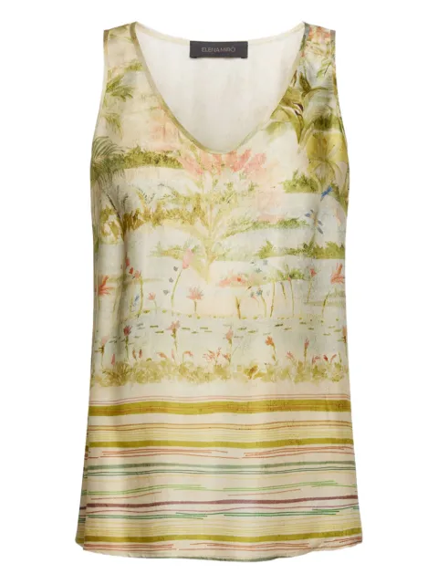 ELENA MIRO` printed top