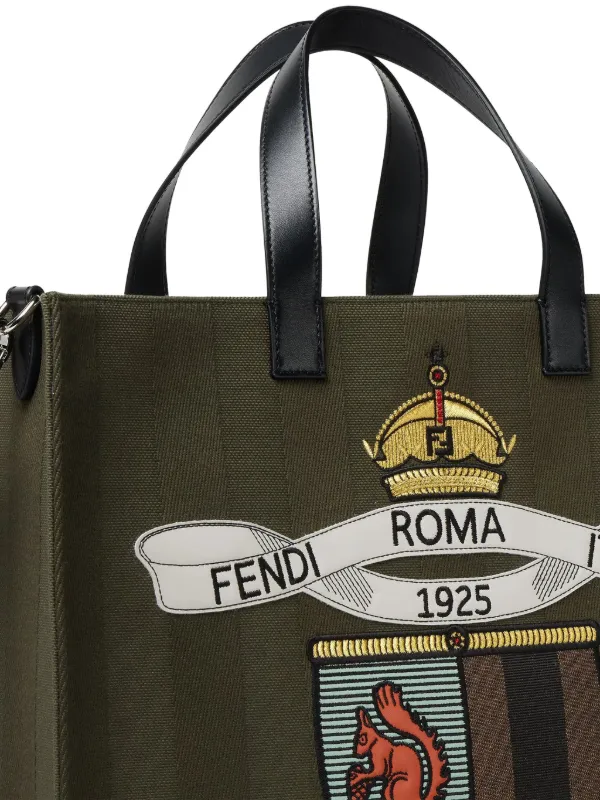 FENDI ダークグリーン トートバッグ FENDI フェンディ クラブ ハンドバッグ | グリーン | FARFETCH JP