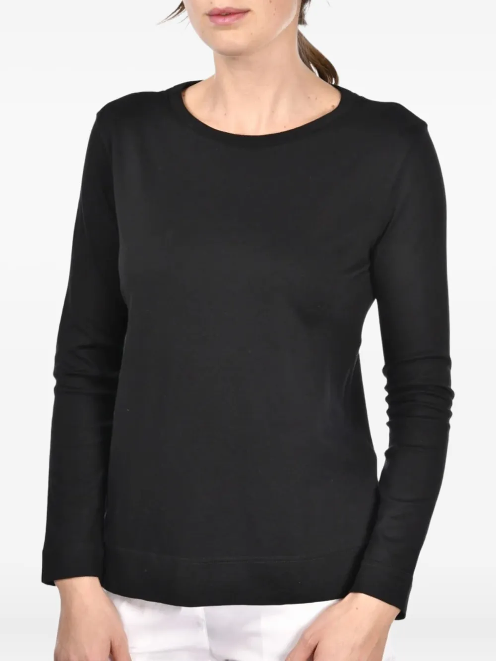 long-sleeve cotton top