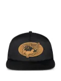 ROUGH. graphic-logo cap - Black