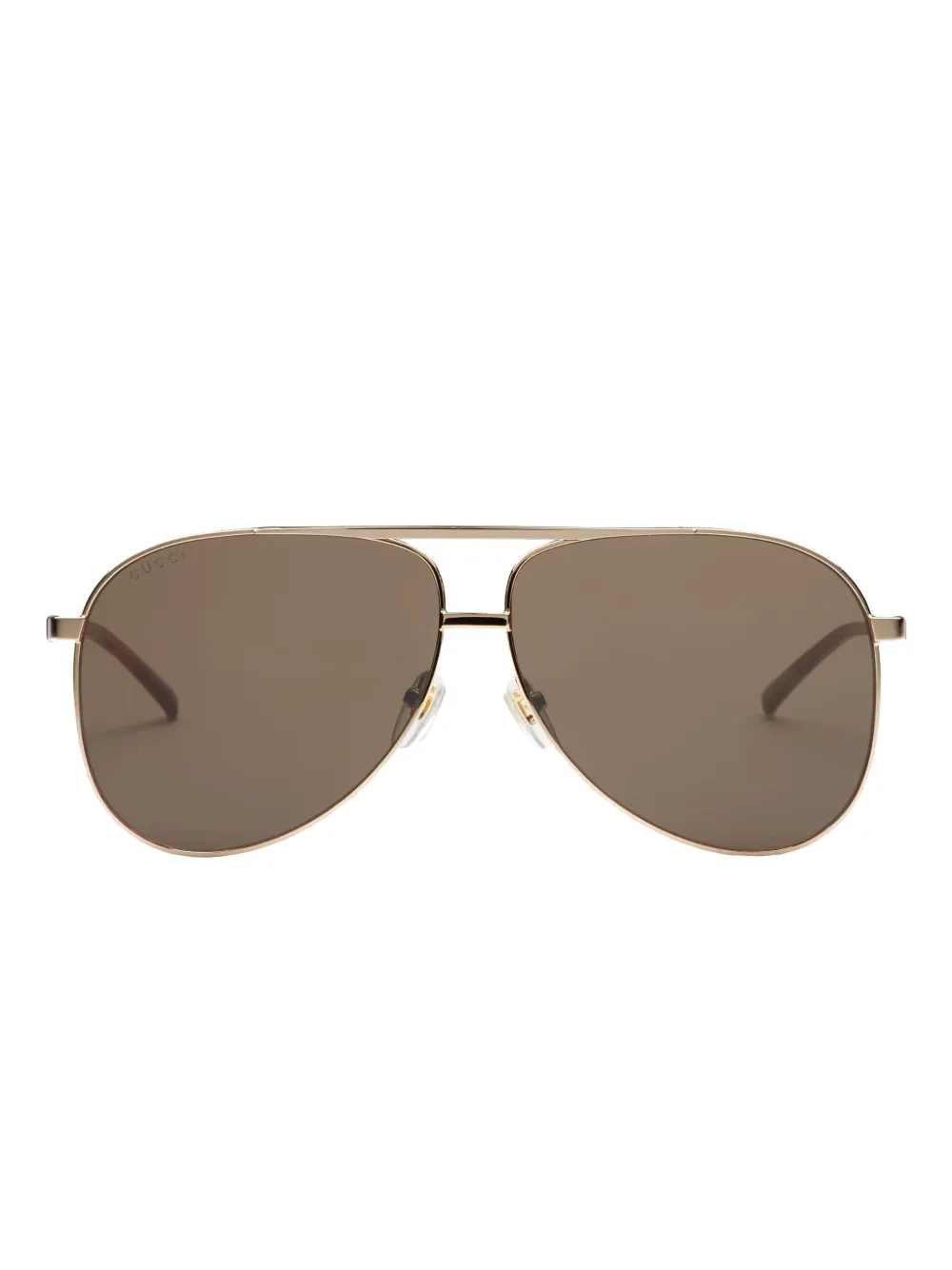 Gucci Eyewear Zonnebril met piloten montuur Goud