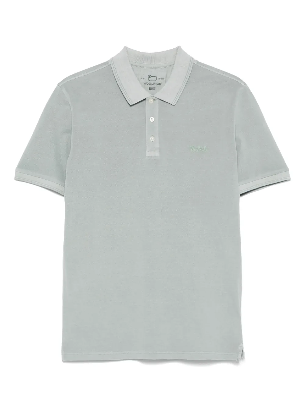 Woolrich playera tipo polo de piqué | verde | Image 1
