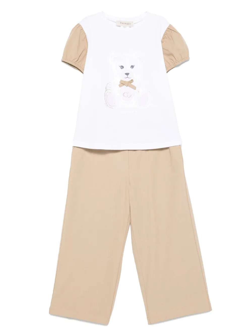 TWINSET Kids Broek set Bruin