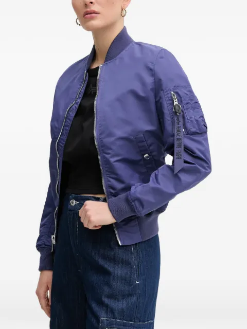 Alpha Industries zip-up bomber jacket