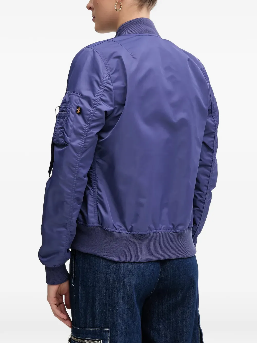  Alpha Industries Zip-up Bomber Jacket - Blue 
