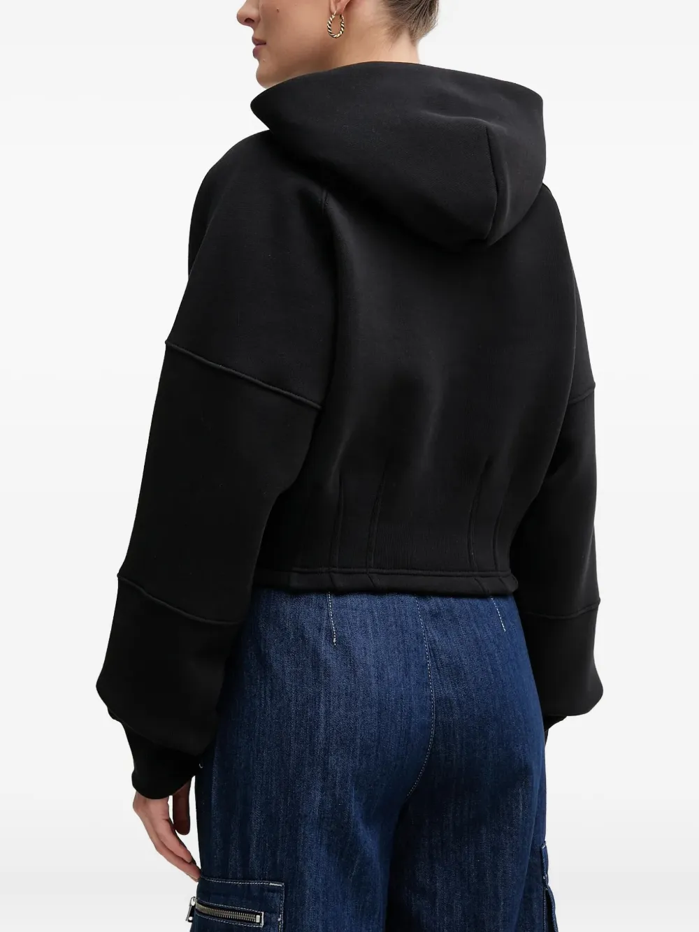 Alpha Industries Hoodie met logoprint Zwart