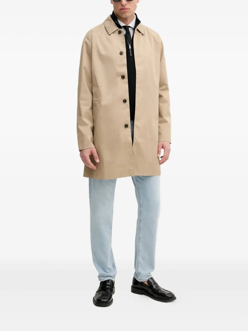 Barbour Rokig jas met knoopsluiting Beige